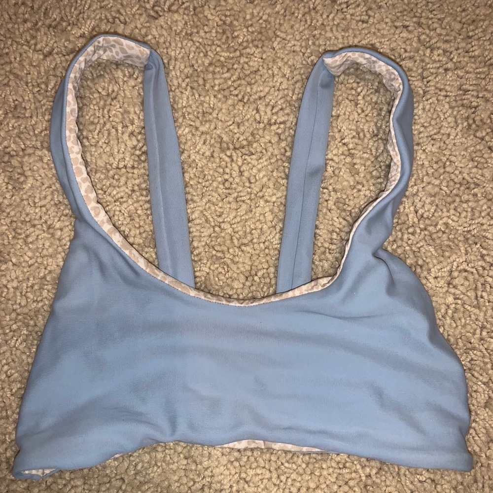 ACACIA swimwear light blue top